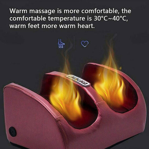 Foot Massager Massage Machine New Feet Kneading Calf Pain Relief Electric Heated