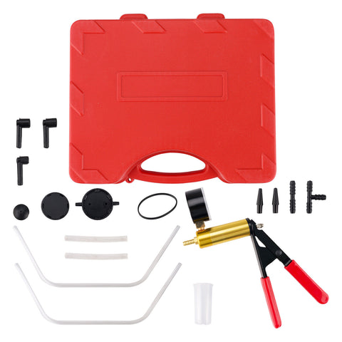 Brake Vacuum Motorbike Pump Hand Bleeding Bleeder Tester Kit Car Set Held Bleed