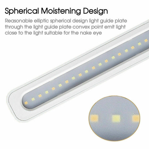 Touch LED Desk Lamp Bedside Study Reading Table Light Dimmable USB Rechargeable