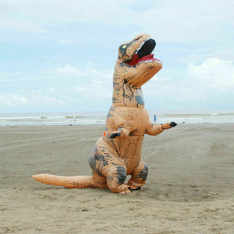 Costume T-Rex Blow Inflatable Dinosaur Costume Adult Jurassic World Park Trex