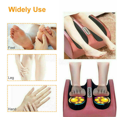 Foot Massager Massage Machine New Feet Kneading Calf Pain Relief Electric Heated