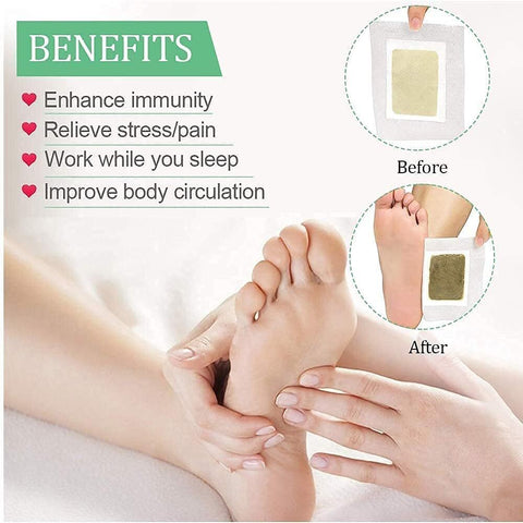 Upto400 Pack Detox Foot Patches Pads Natural plant Toxin Removal Sticky Adhesive