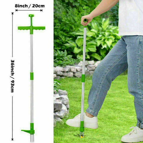 1x Weed Puller Weeder Twister Twist Pull Garden Lawn Root Killer Remover Tool