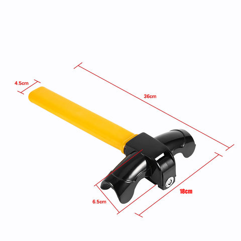 Universal Heavy Duty Steering Wheel Lock Anti Theft Rotary Security Safe Van Car