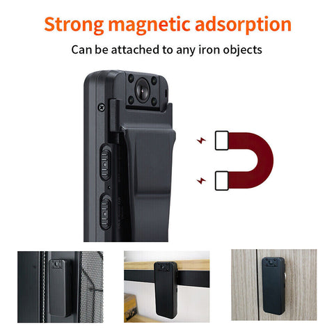 20H 1080P HD WiFi Camcorder DVR IR Night Vison Cam Mini Police Body Camera Video