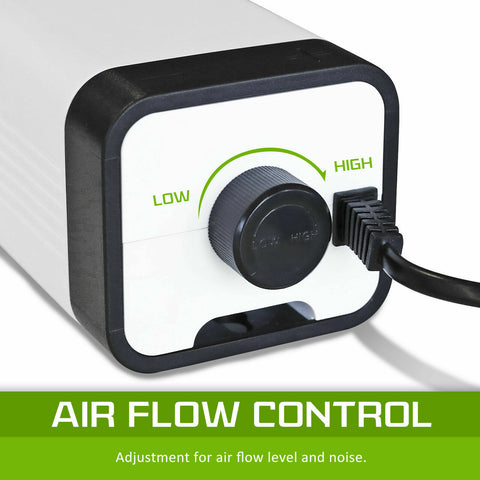 Aquarium Oxygen Pump Aqua Fish Tank Pond Air Bubble Disk Stone Aerator 2 Outlets