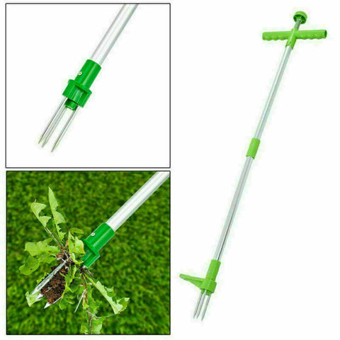 1x Weed Puller Weeder Twister Twist Pull Garden Lawn Root Killer Remover Tool