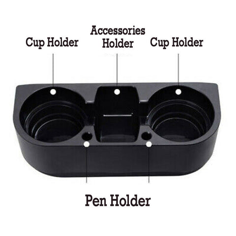 Car Seat Drink Cup Holders Travel Coffee Bottle Water Stand Food Cleanse Storage