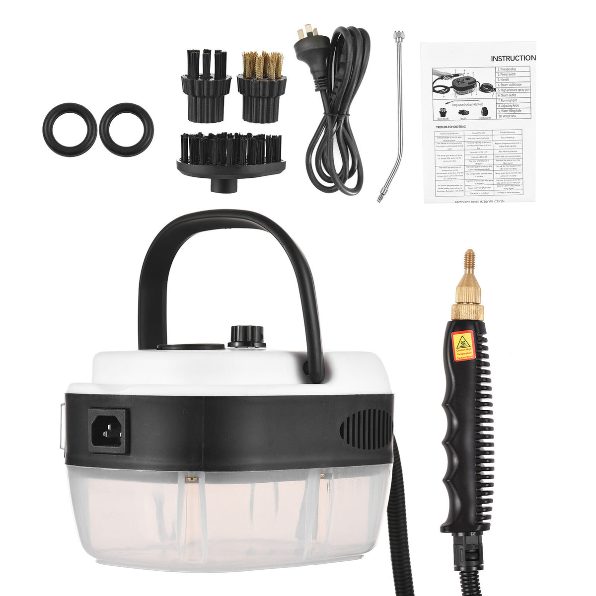 2500W Steam Cleaner High Temperature Kitchen Cleaning Pressure Steaming Mechine
