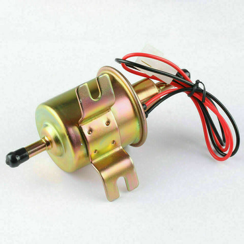 12V 2.5-4 PSI Gas Diesel Inline Low Pressure Electric Fuel Pump HEP02A Universal