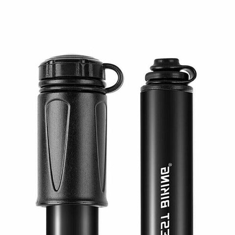 Aluminium MINI BICYCLE AIR PUMP Bike Hand Ball Inflator Portable Cycling Tyre AU