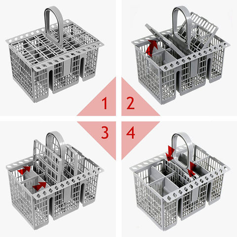 Dishwasher Cutlery Basket Tray Cage for Ariston Hotpoint Indesit Strong Plastic