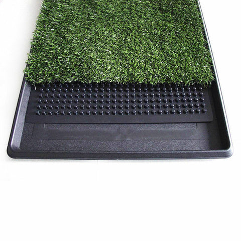 Indoor Dog Pet Potty Zoom Training Portable Grass Mat Toilet Large Loo Pad Tray
