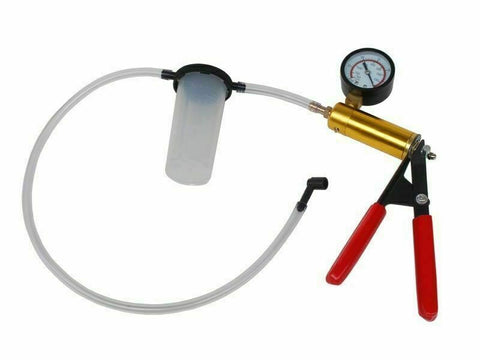 Brake Vacuum Motorbike Pump Hand Bleeding Bleeder Tester Kit Car Set Held Bleed