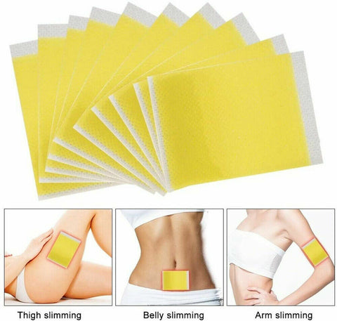 10/100PCS SLIM PATCHES BODY SLIM BURN FAT BELLY DETOX WEIGHT LOSS DIET PADS AU