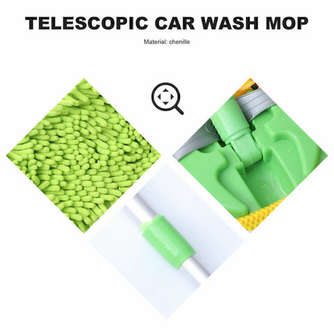 Telescopic Car Brush Wash Soft Care Mop Vehicle Cleaning Window Adjustable AUS