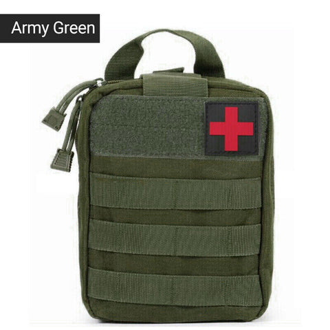 Tactical MOLLE Rip Away EMT IFAK Medical Pouch First Aid Kit Utility ( ONLY BAG)