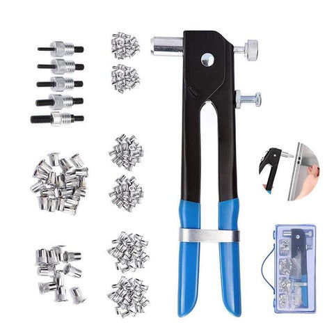 86x Riveter Nut Nutsert Tool Rivnut Gun Wrench Nuts Riveting Kit Mandrels M3-M8