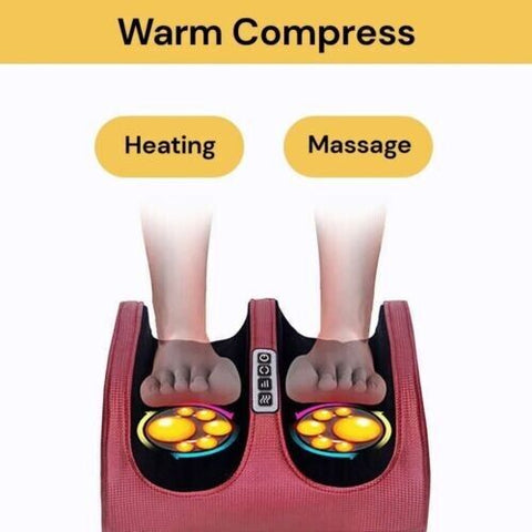 Foot Massager Massage Machine New Feet Kneading Calf Pain Relief Electric Heated