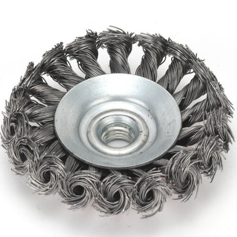 8x Twist Knot Wire for Angle Grinder M14 Crew Wheel Disc & Cup Brush Set Kit SYD