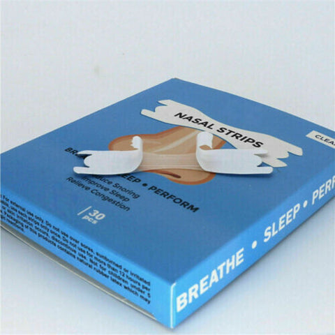 30pcs Clear Breath Better Nasal Strip Nose Strips Sleep Aid Nose Patch FeelRight