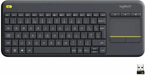 Logitech Wireless Touch K400 Plus Keyboard - Black