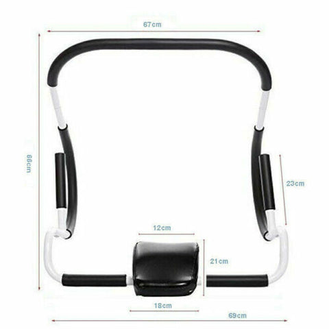 Home Gym Fitness AB Roller Abdominal Crunch Exercise Machine Situp Trainer Melb
