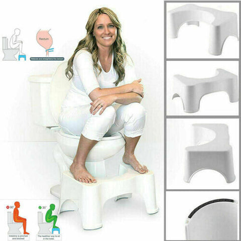 Sit & Squat Squatty Potty Stool Eco Toilet Step Stool Healthy Colon Bathroom AU