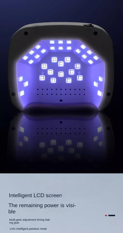 108W Wire LED/UV Nail Lamp Nail Gel Polish Light Dryer MELB