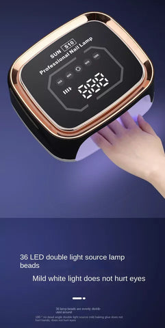 108W Wire LED/UV Nail Lamp Nail Gel Polish Light Dryer MELB
