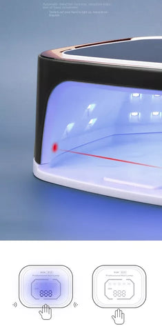 108W  Wire LED/UV Nail Lamp Nail Gel Polish Light Dryer AU