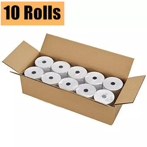 10 Rolls 80x80mm Premium Thermal Paper Rolls BPA free POS Cash Register Receipt