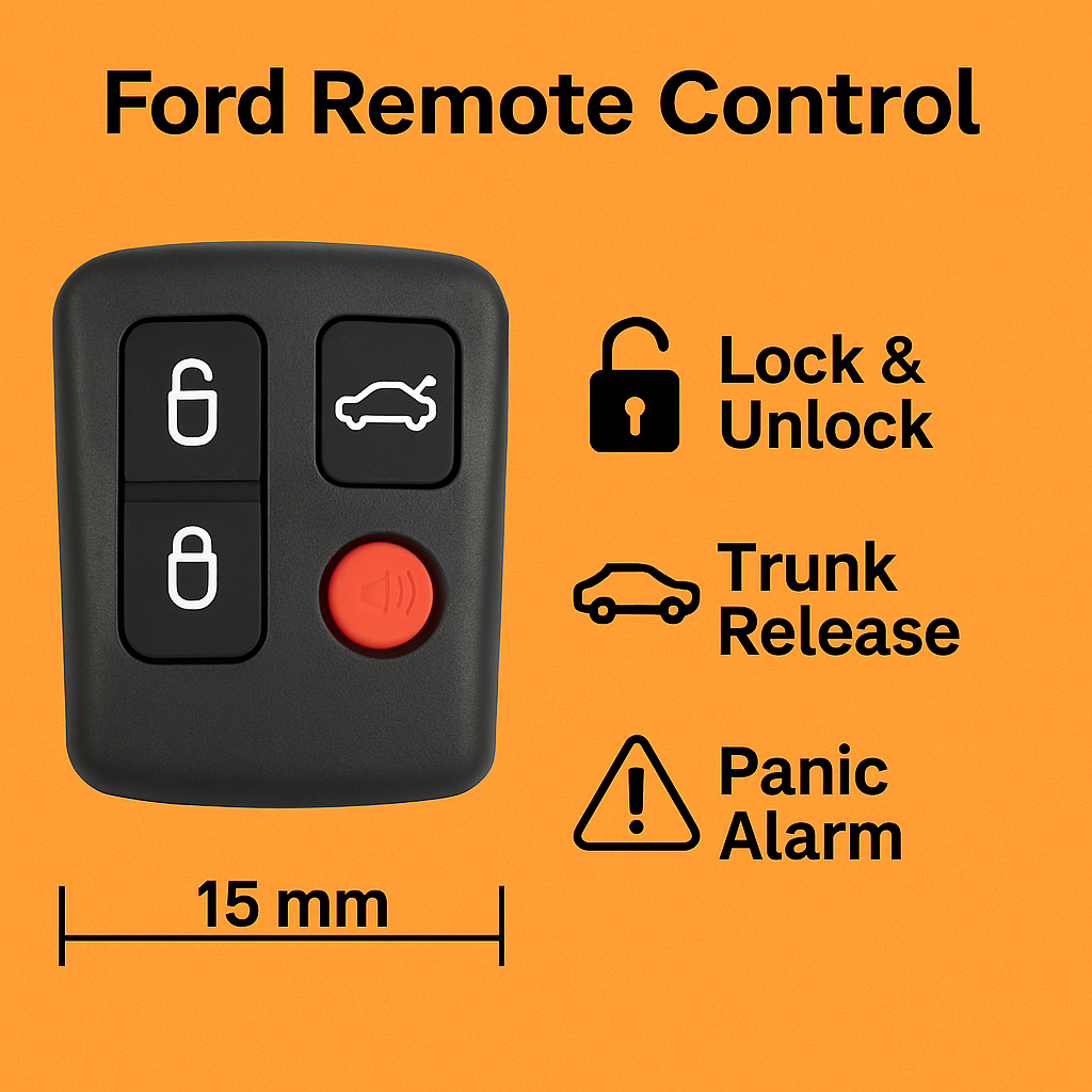 Ford Remote Control Key Fob Replacement SN689 New