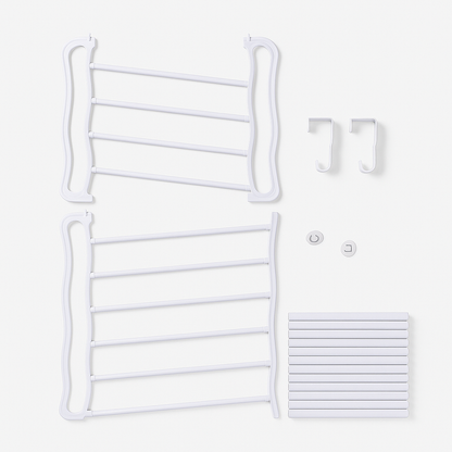 36 Pair Over The Door Shoe Organizer – 12 Tier Hanging Rack Storage-NEW