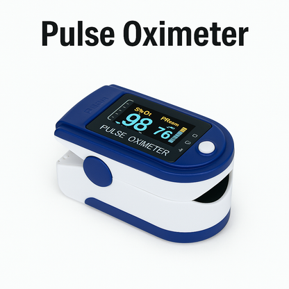 Professional Finger Pulse Oximeter Blood Oxygen Saturation Heart Rate Monitor-NEW