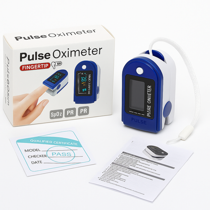 Professional Finger Pulse Oximeter Blood Oxygen Saturation Heart Rate Monitor-NEW
