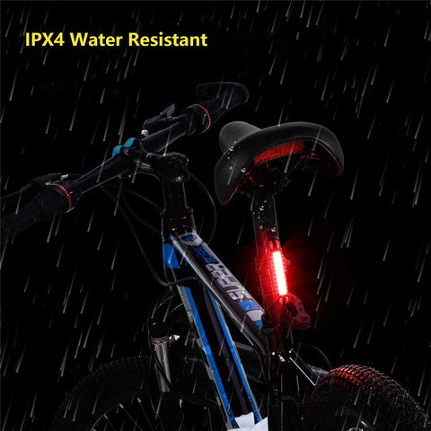 Rechargeable LED Bike Bicycle USB Waterproof Front Headlight Back Tail Lights
