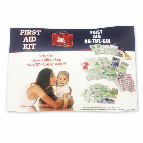 303 Pcs Emergency First Aid Kit Bag ARTG Sticker Survial Camping Family