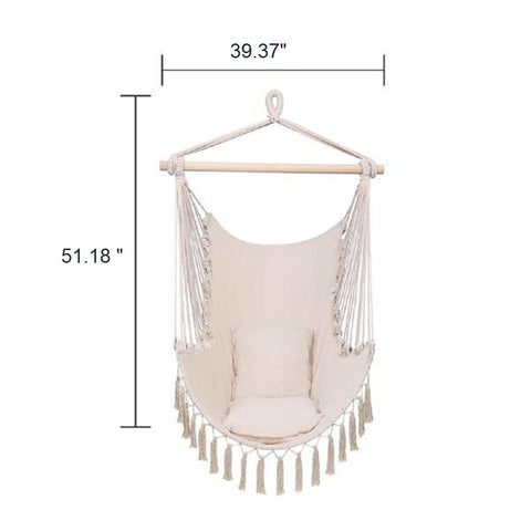 Hammock Chair Swing With Pillows