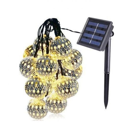 20Led 5M String Lights Solar Bulb Lamp Ball Design String Light For Indoor Outdoor Bedroom Patio Lawn Garden