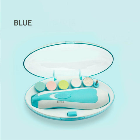 Electric Baby Nail Trimmer Infant Newborn Safe Grinder Clipper Tools Set