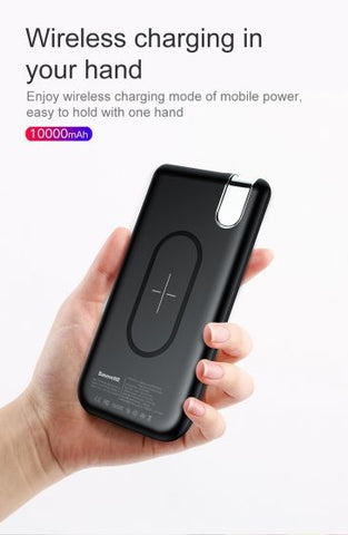 Baseus Wireless Charge Power Bank 10000 mAh