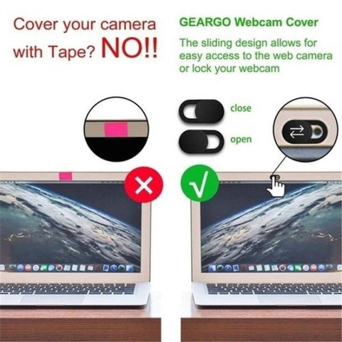 6 Pcs Ultra Thin Webcam Cover Slider Privacy Protection Camera Shutter Shield Stickers