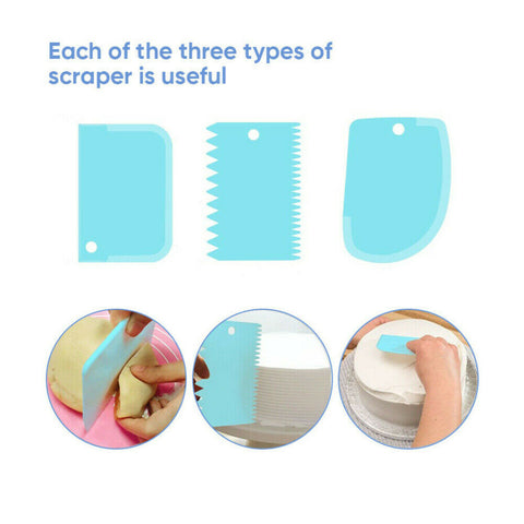 170Pcs Cake Decorating Kit Turntable Rotating Baking Flower Icing Piping Nozzles