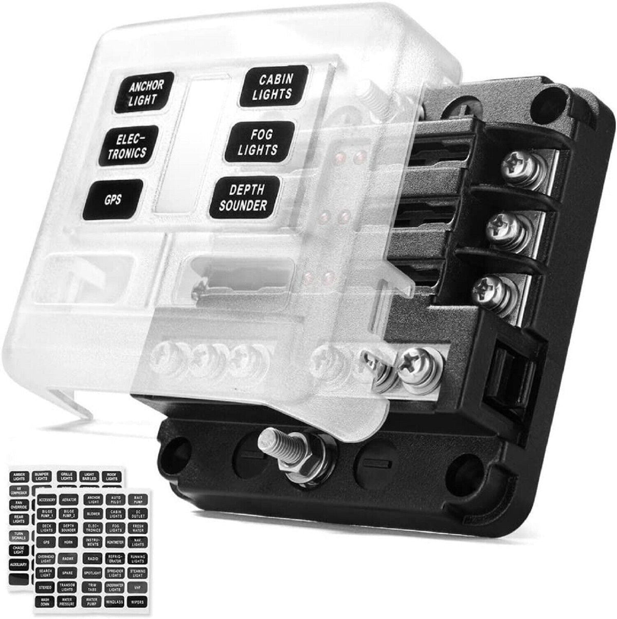 6 Way Fuse Box