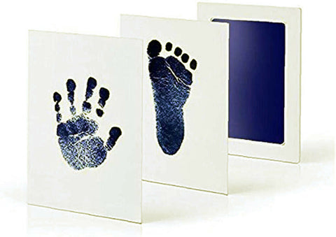 2PCS/4PCS Newborn Baby Pet Wipe Safe Inkless Hand Foot Print Keepsake Kit Christmas Gift