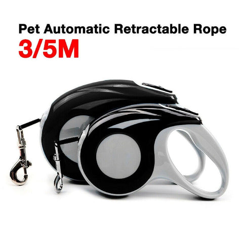 Extendable Pet Dog Lead Leash Collars Belt
