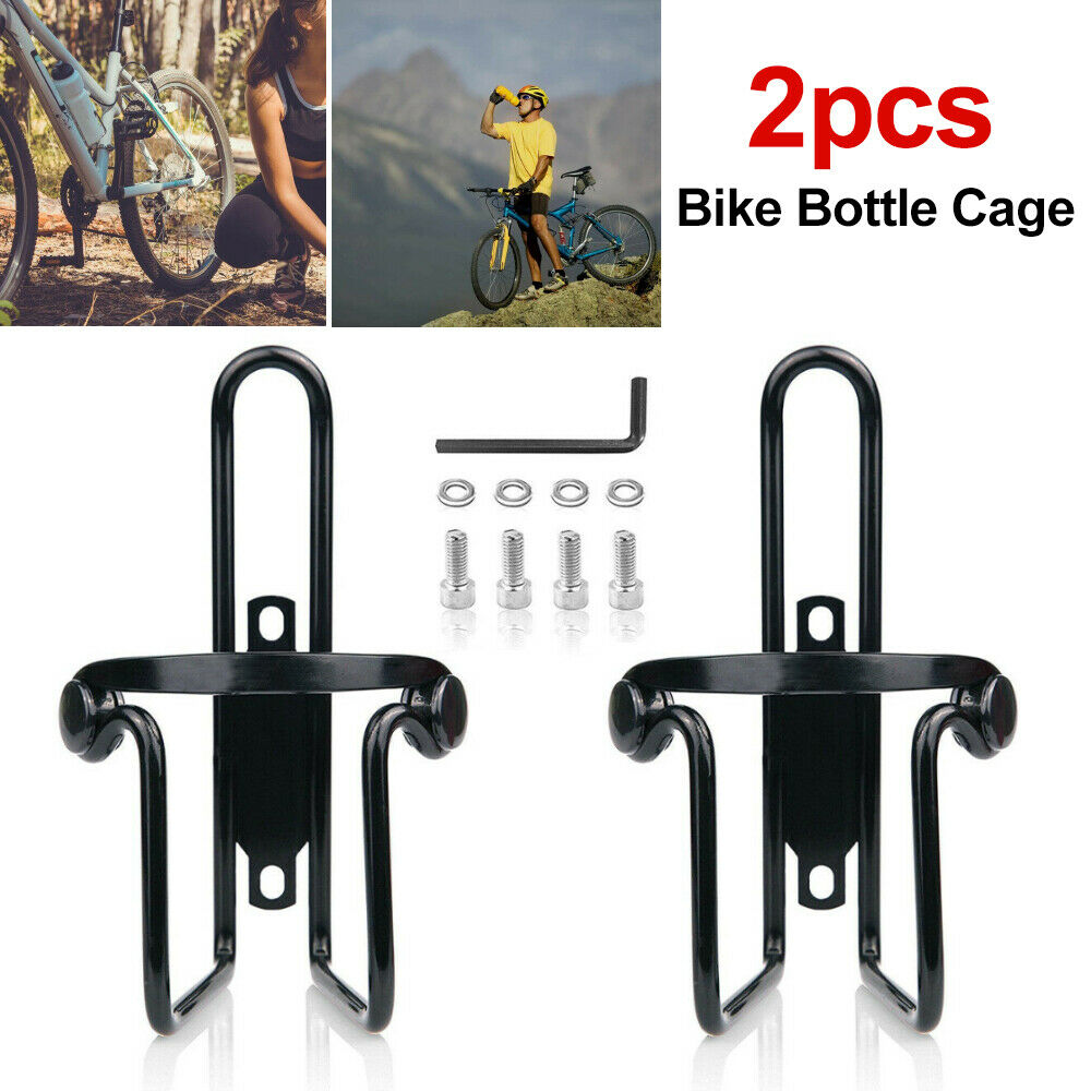 2pcs Water Bottle Cage Bike Bicycle Bottle Holder Drink Rack Mountain Bike MTB