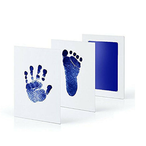 2PCS/4PCS Newborn Baby Pet Wipe Safe Inkless Hand Foot Print Keepsake Kit Christmas Gift