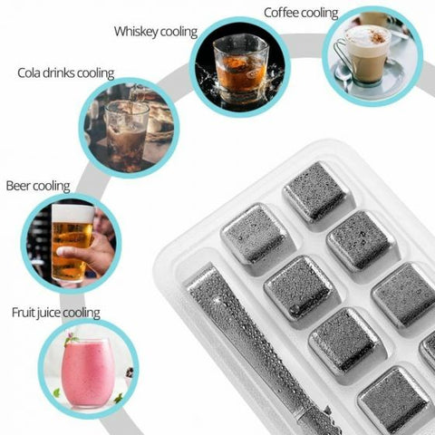 Stainless Steel Ice Cubes Reusable
